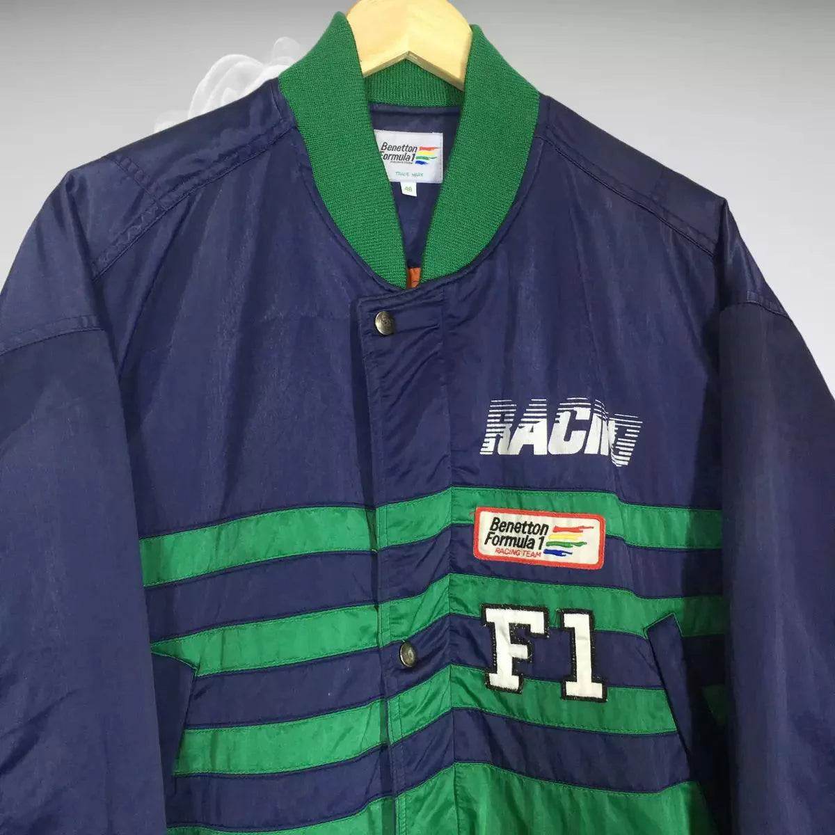 Benetton Vintage Formula 1 Team Embroidered Racing Jacket | Speed Racewear