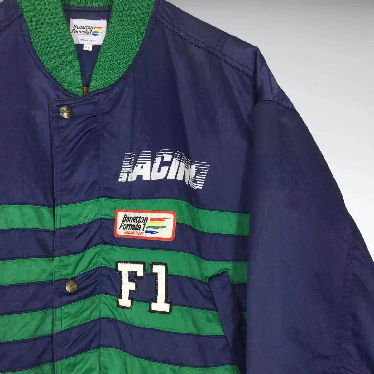 Benetton Vintage Formula 1 Team Embroidered Racing Jacket | Speed Racewear