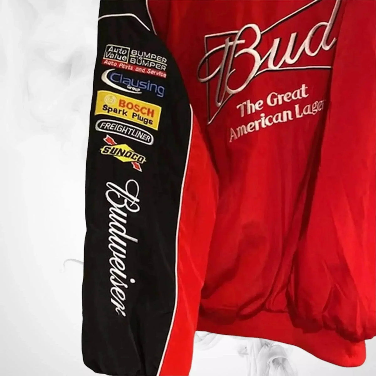 Budweiser Black F1 Retro Racing Jacket | Speed Racewear