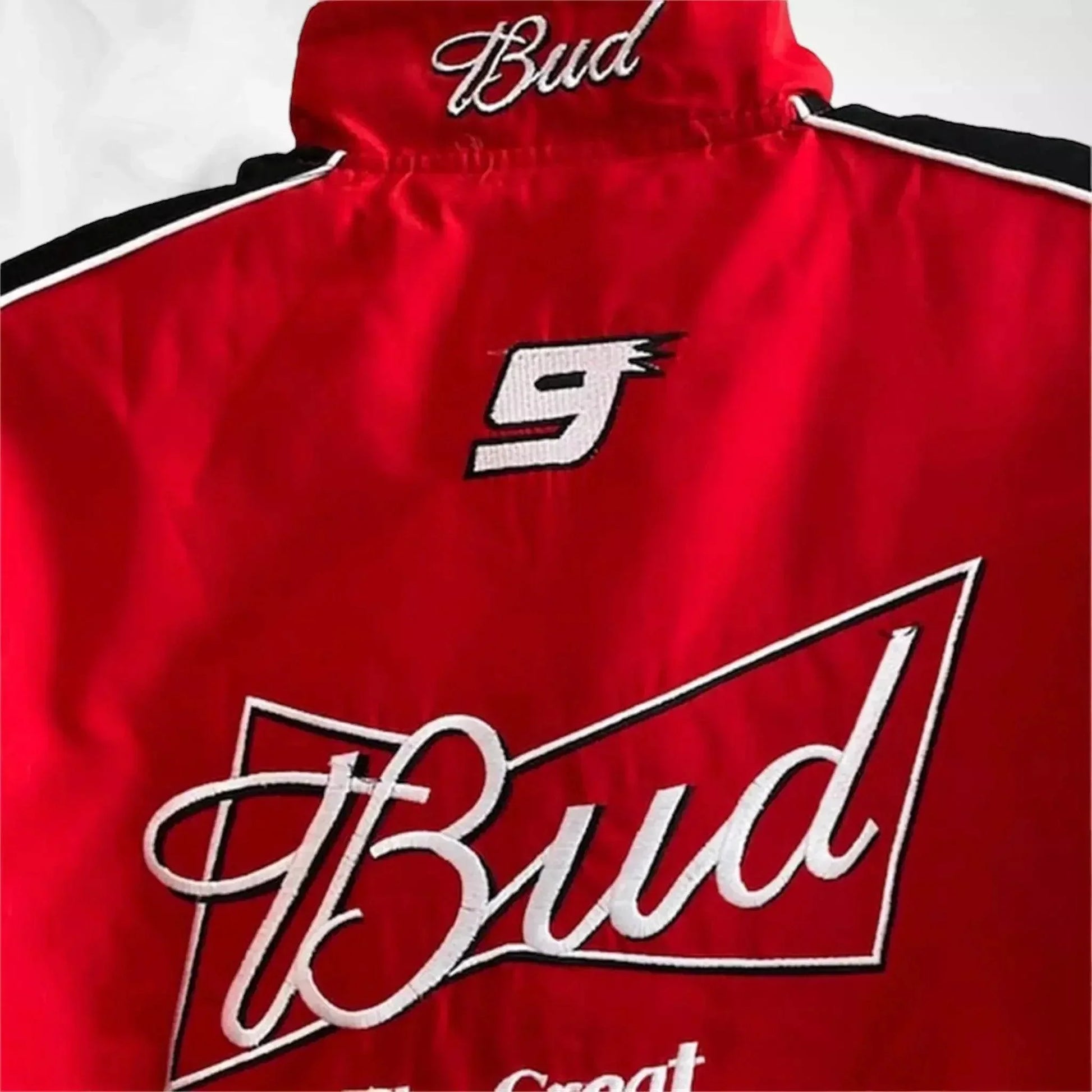 Budweiser Black F1 Retro Racing Jacket | Speed Racewear