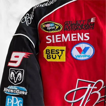 Budweiser Black F1 Retro Racing Jacket | Speed Racewear