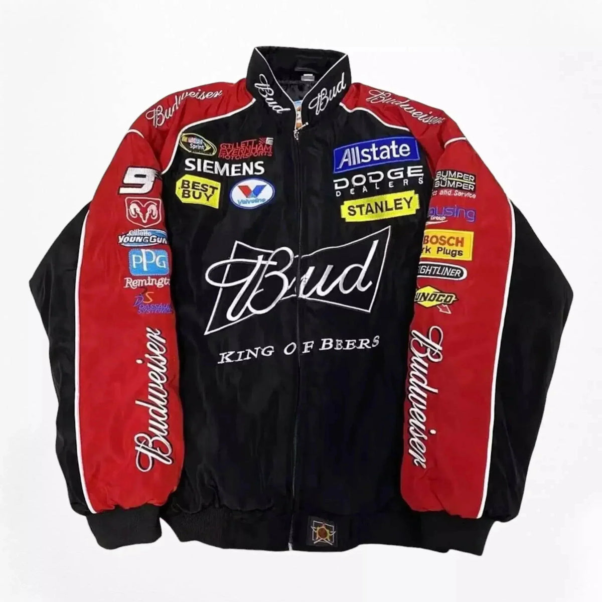 Budweiser F1 Official Embroidered Racing Jacket | Speed Racewear