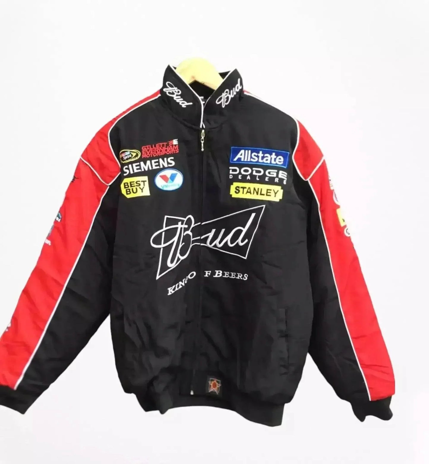 Budweiser F1 Official Embroidered Racing Jacket | Speed Racewear