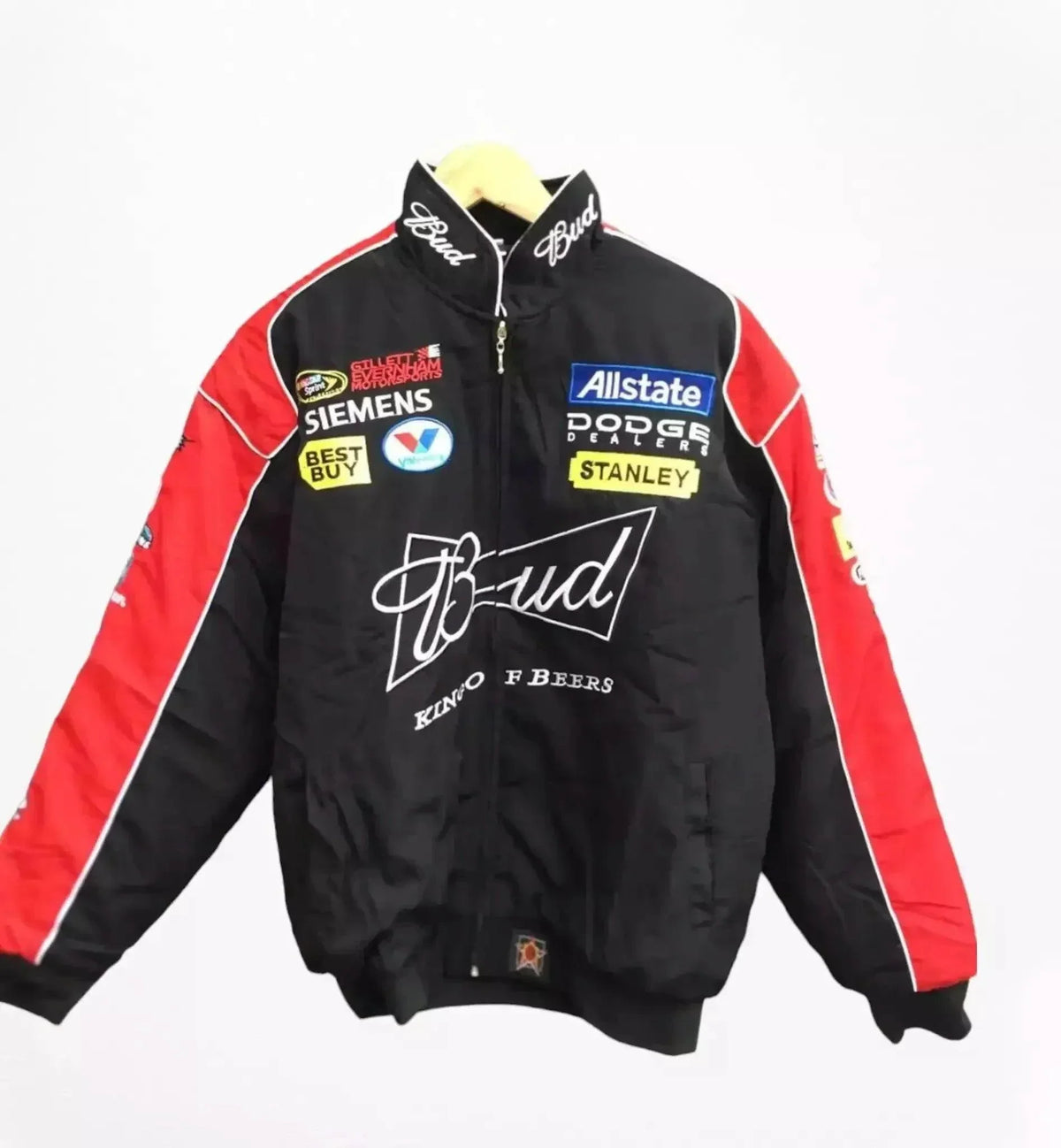 Budweiser F1 Official Embroidered Racing Jacket | Speed Racewear
