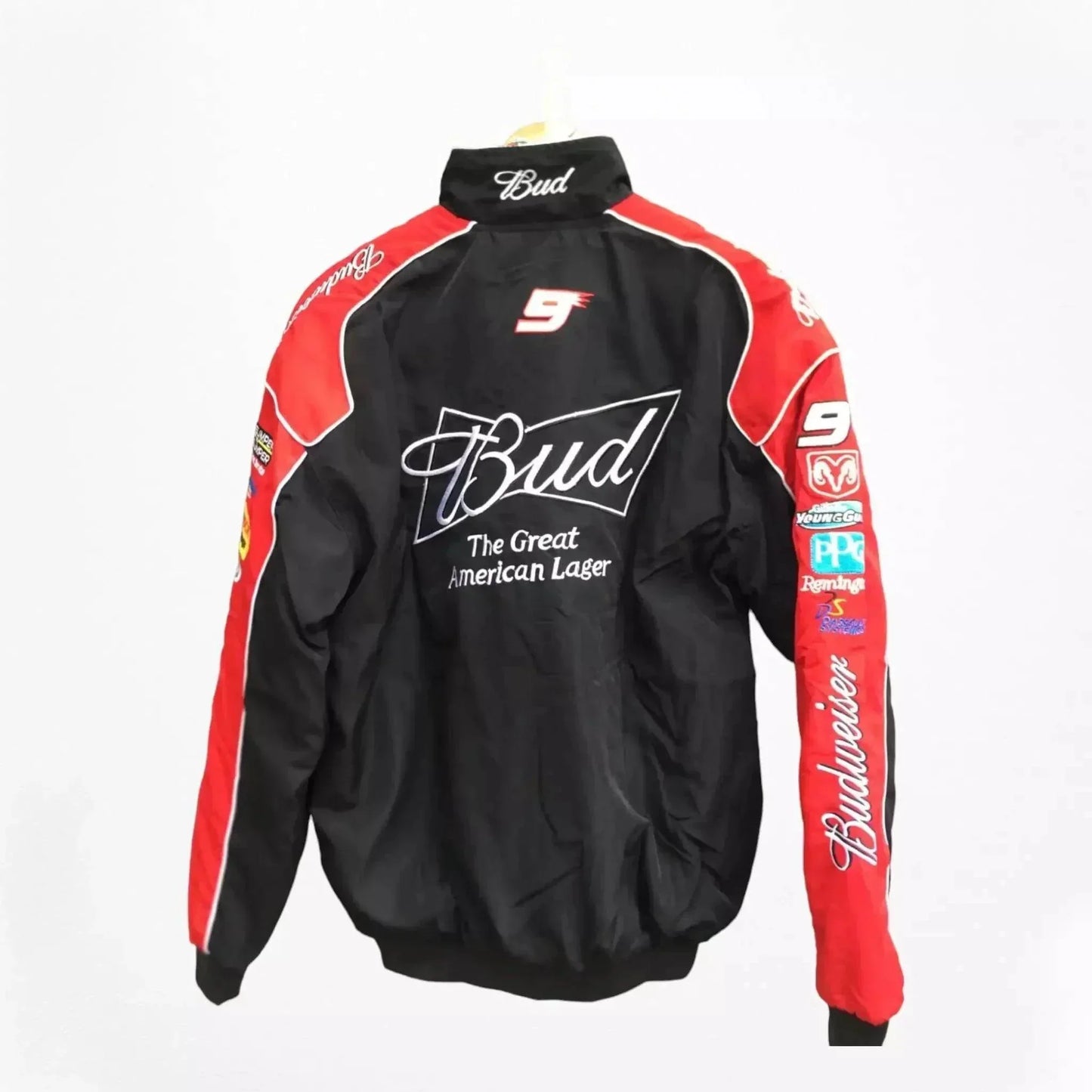 Budweiser F1 Official Embroidered Racing Jacket | Speed Racewear