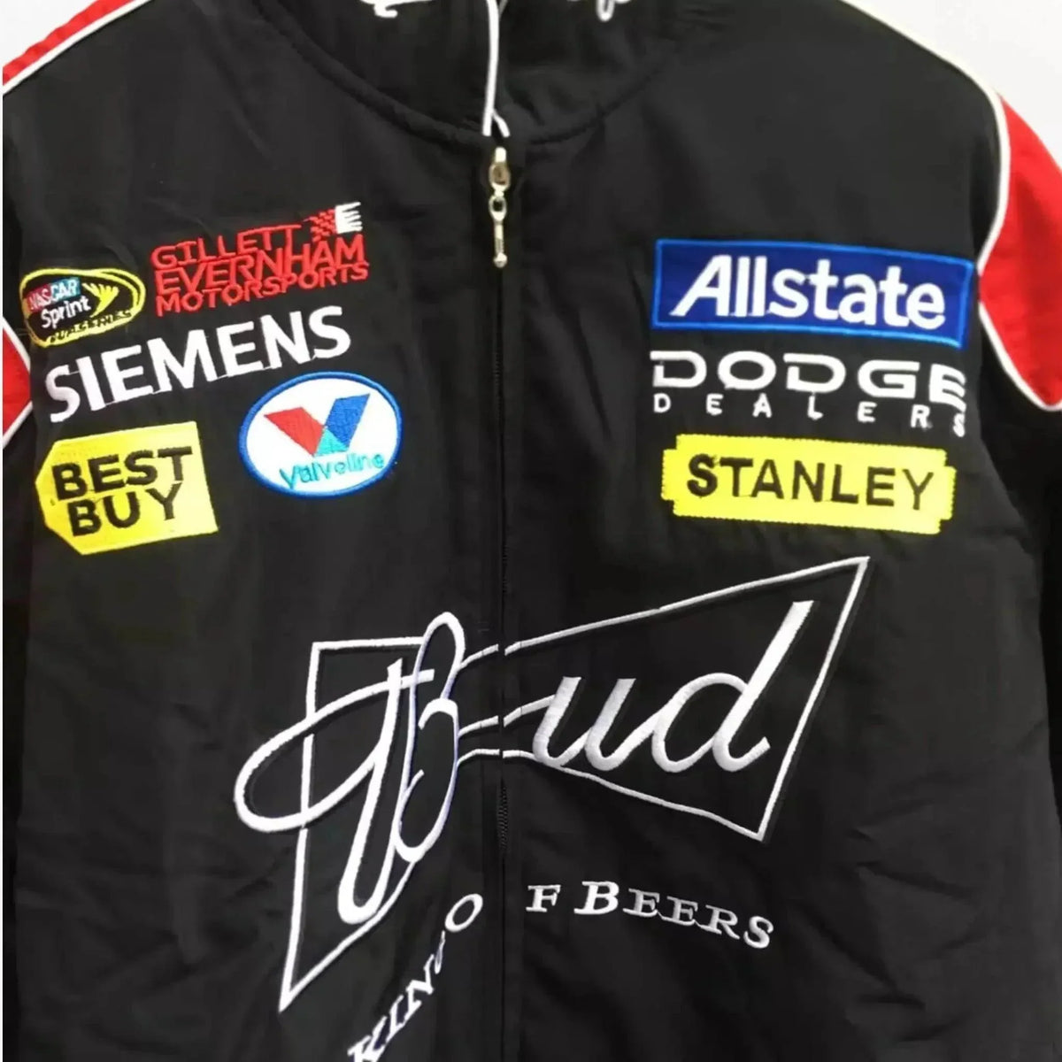 Budweiser F1 Official Embroidered Racing Jacket | Speed Racewear