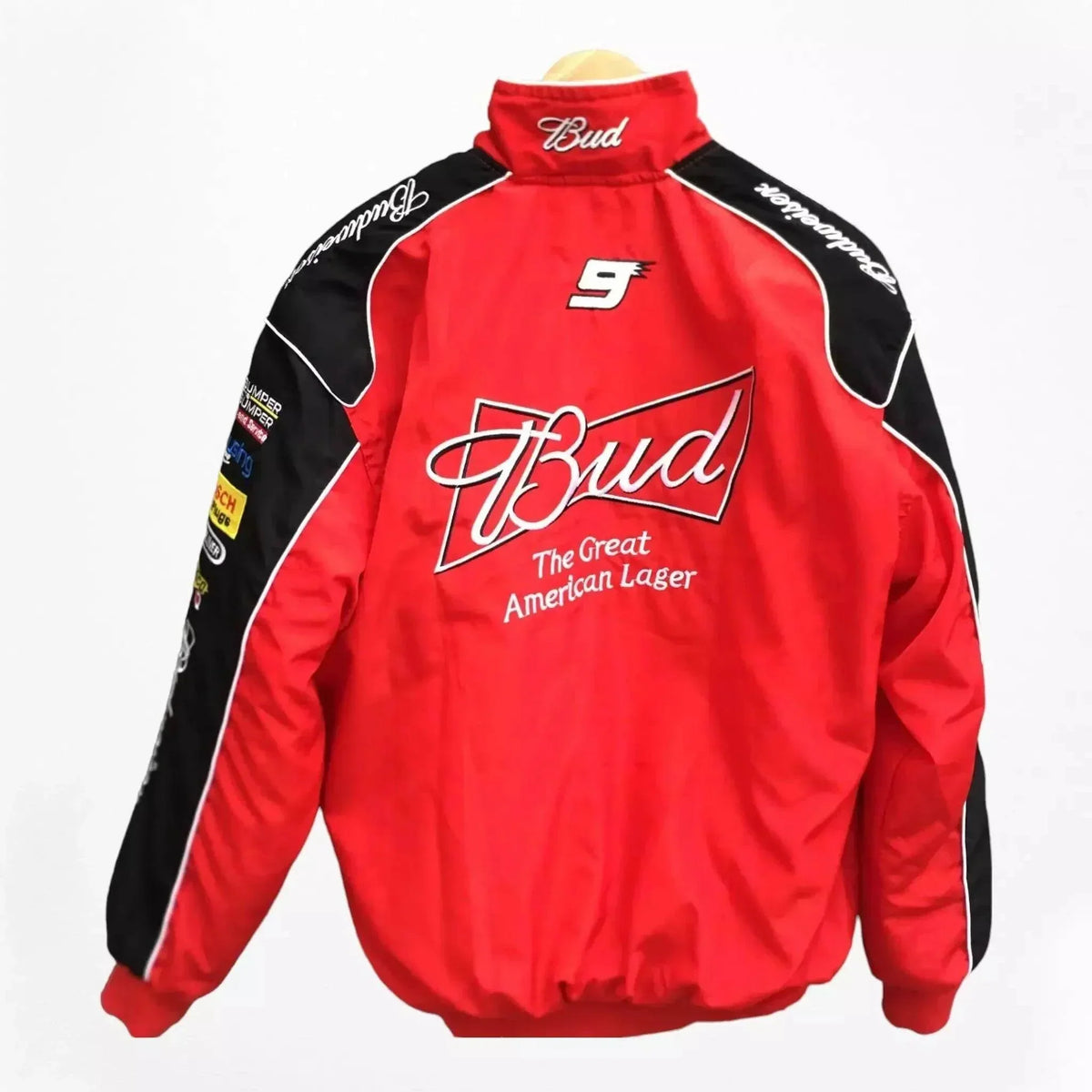 Budweiser F1 Official Embroidered Racing Jacket | Speed Racewear