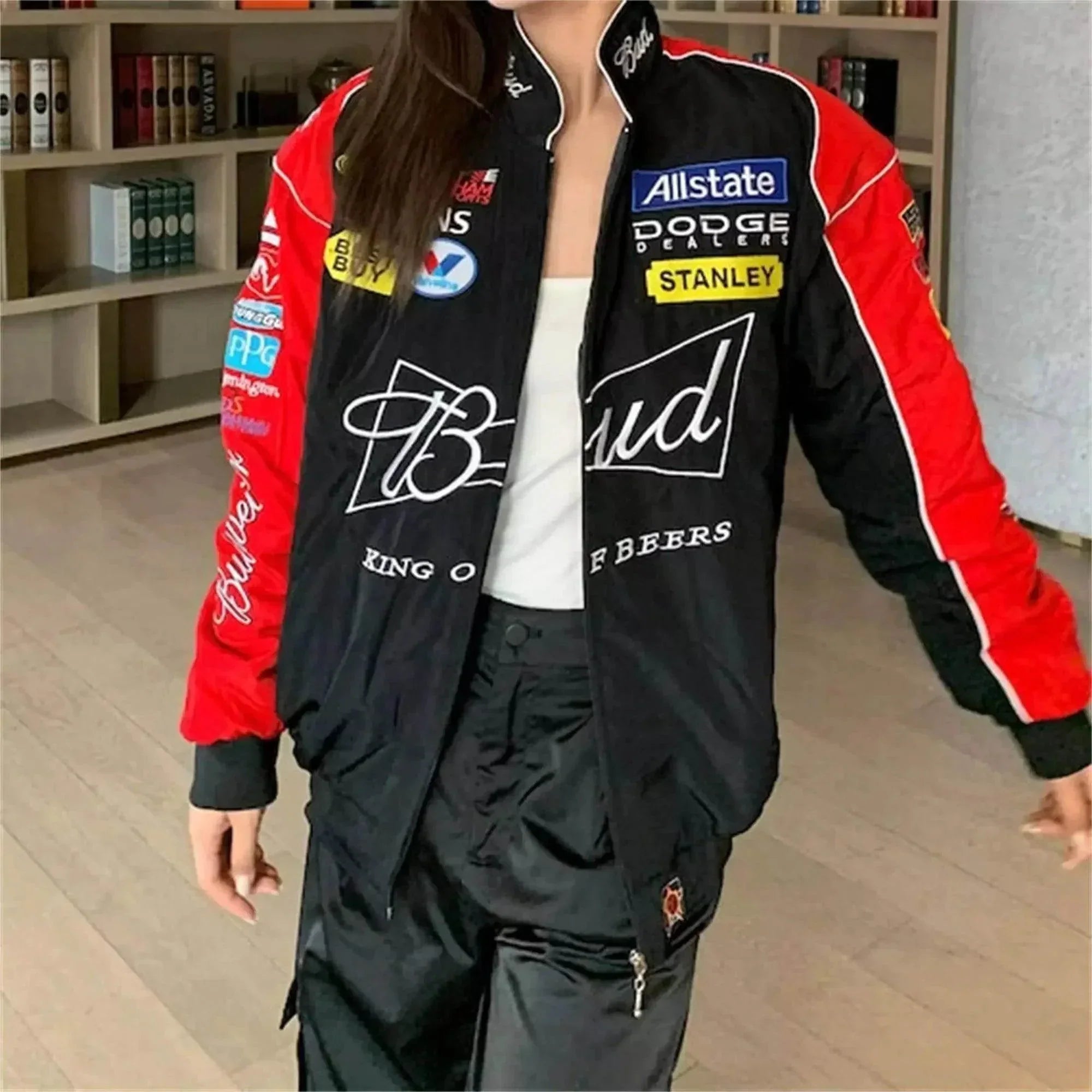 Budweiser F1 Racing Embroidered Retro Limited Edition Jacket | Speed Racewear