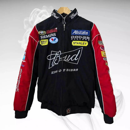 Budweiser F1 Racing Embroidered Retro Limited Edition Jacket | Speed Racewear