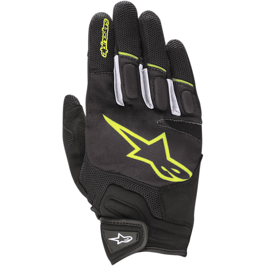 Alpinestars Atom Gloves Black/Yellow Fluorescent motorcycle gloves – image 1