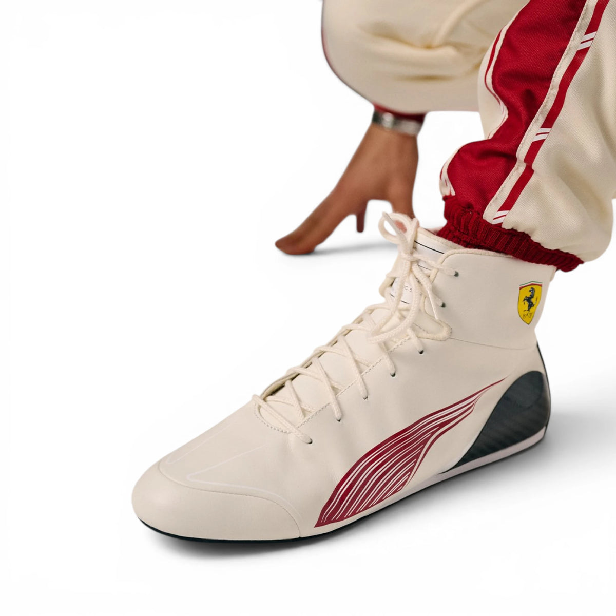 2026 Monaco Grand Prix F1 Racing Shoes — Ferrari Livery Replica | Speed Racewear