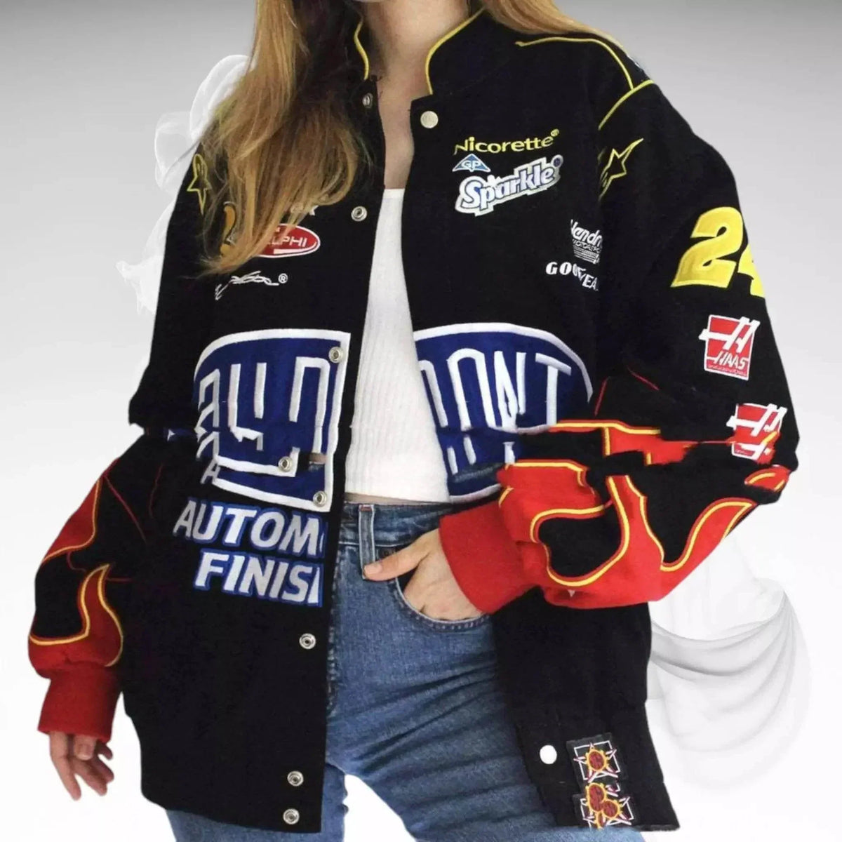 Vintage Dupont Windbreaker Printed Jacket | Speed Racewear