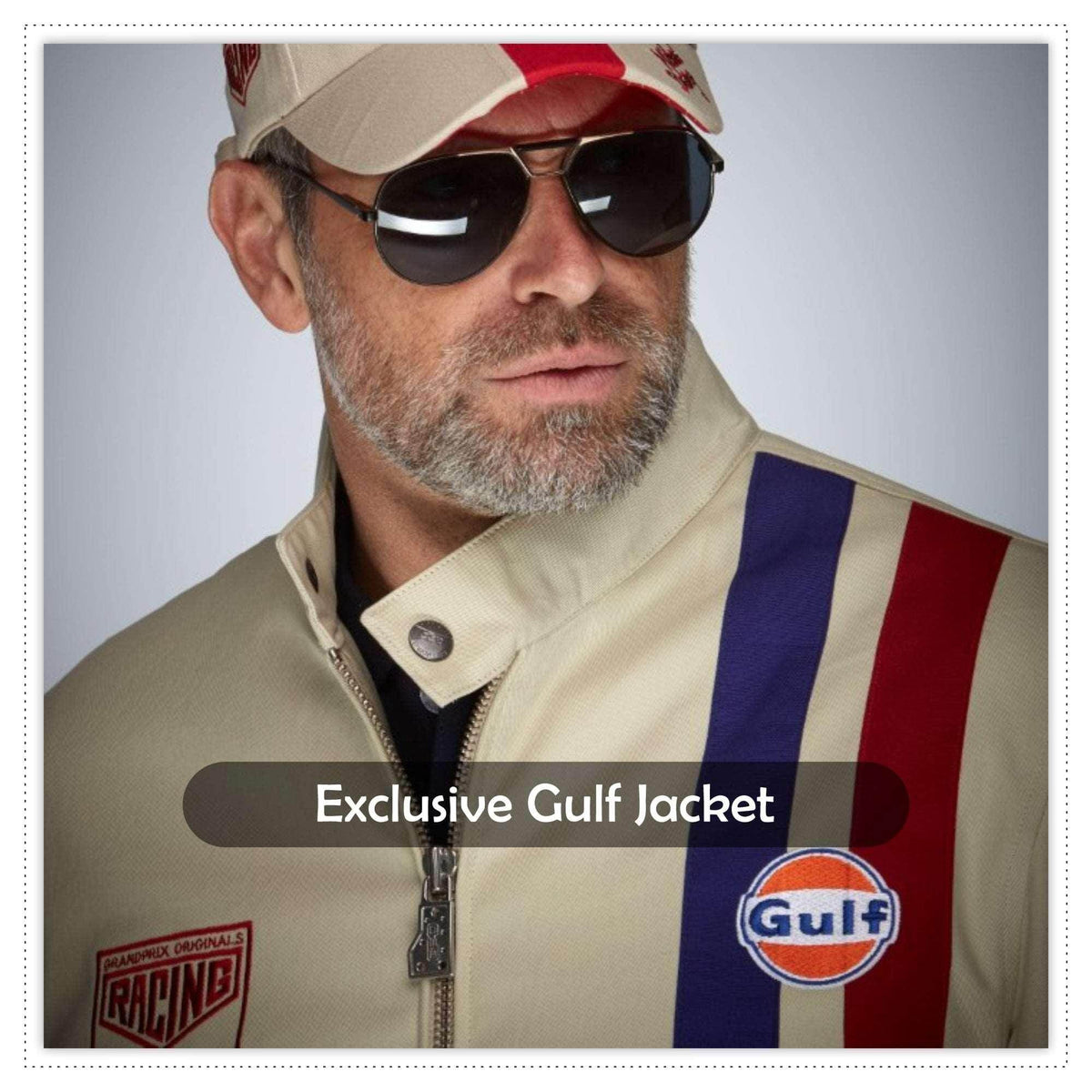 Dash Exlusive Gulf Jacket Roadmaster sand | Speed Racewear