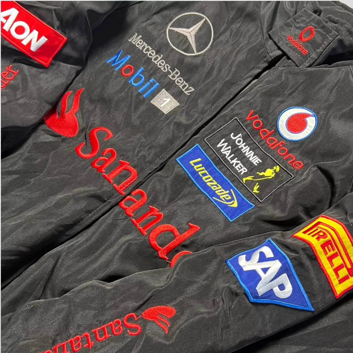 Mercedes F1 Racing Bomber Jacket | Speed Racewear