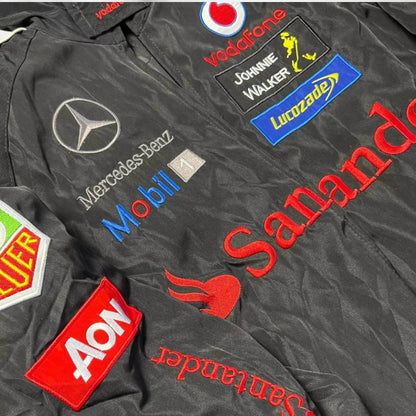 Mercedes F1 Racing Bomber Jacket | Speed Racewear