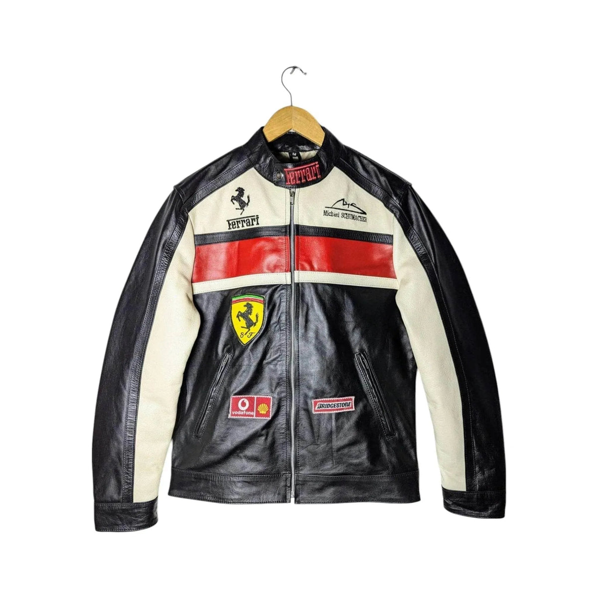 Ferrari Real Leather Unisex Racing Jacket | Speed Racewear