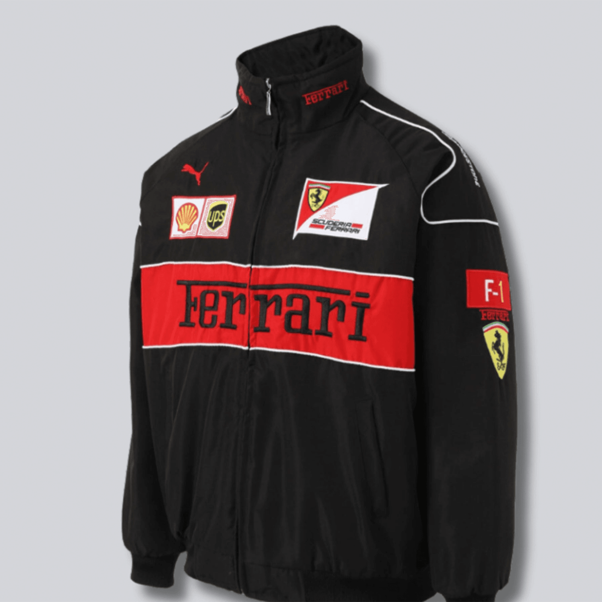 Ferrari F1 Vintage black Jacket | Speed Racewear