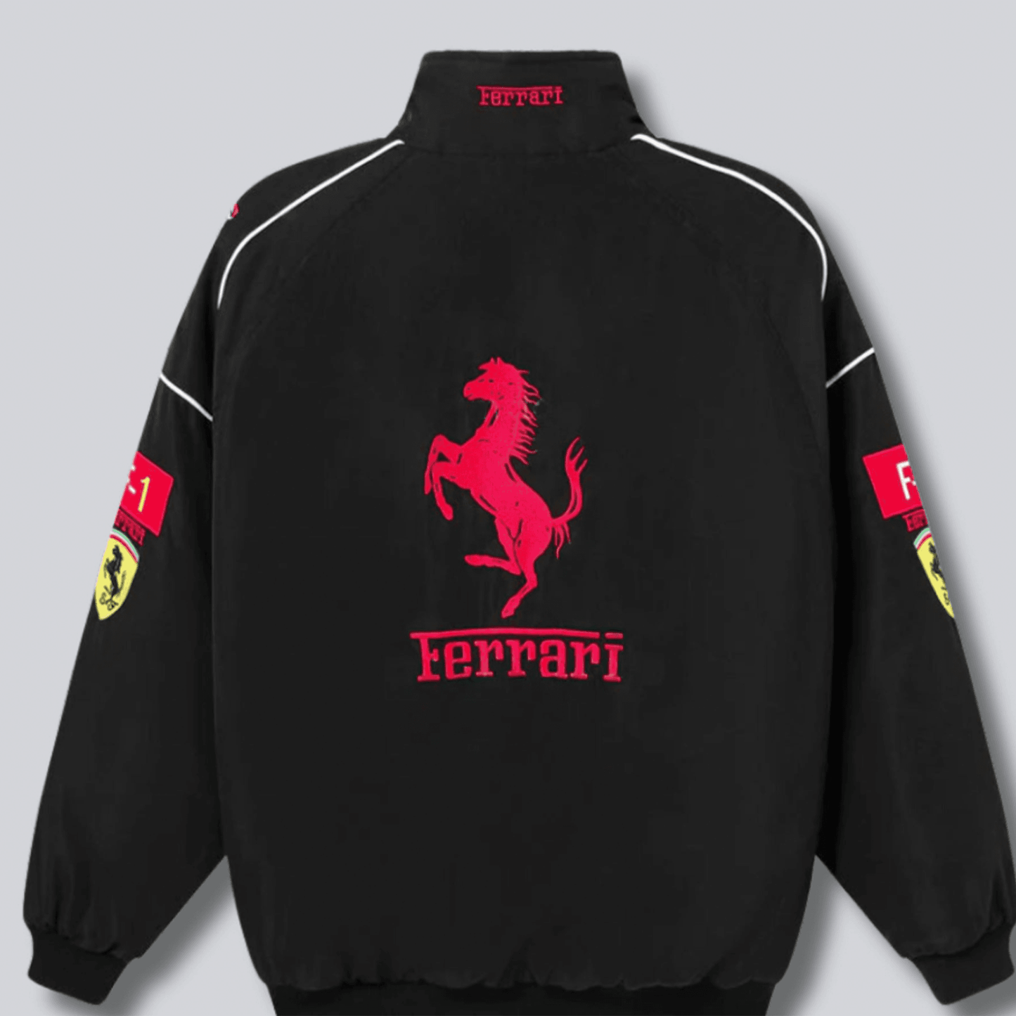 Ferrari F1 Vintage black Jacket | Speed Racewear