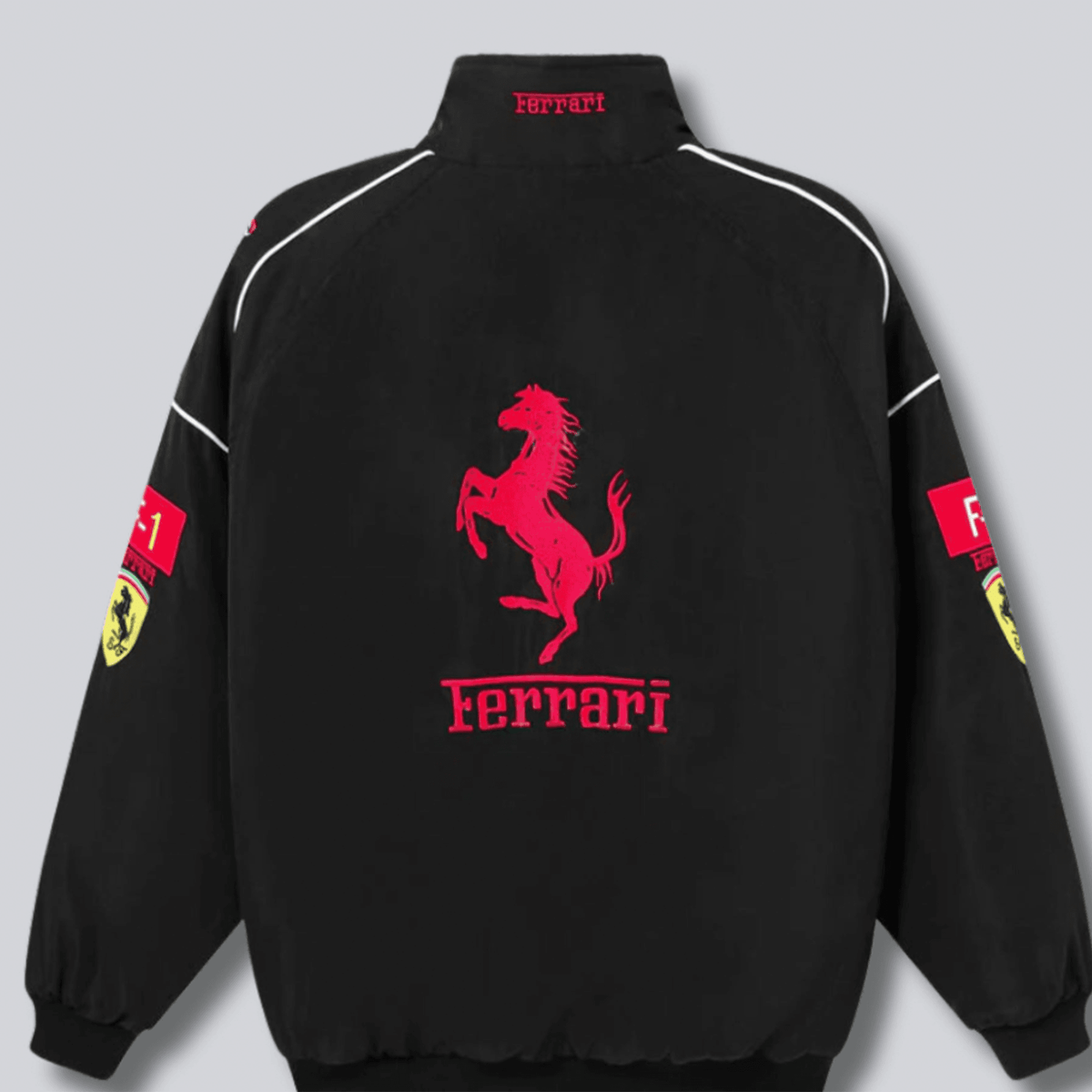 Ferrari F1 Vintage black Jacket | Speed Racewear