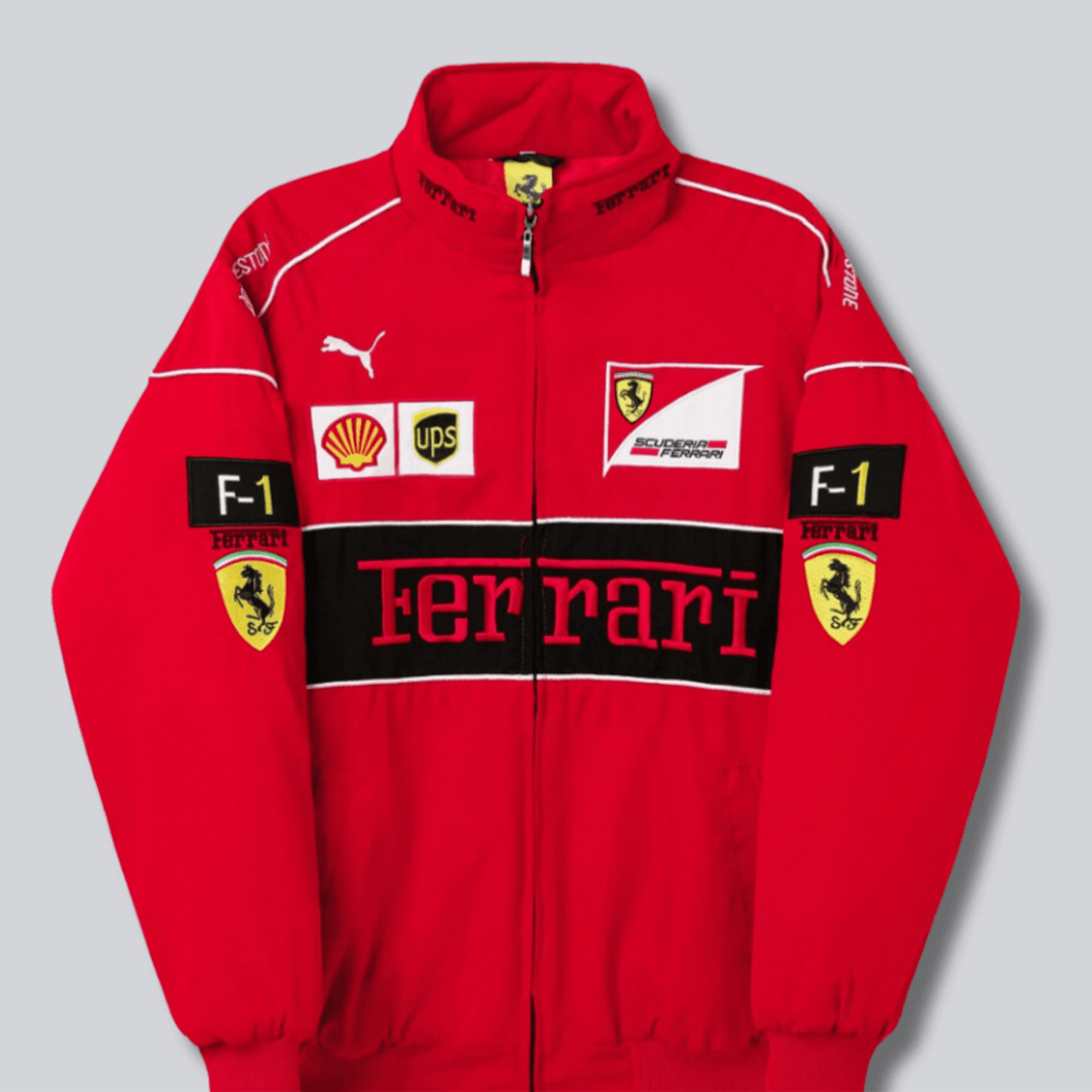 Ferrari F1 Vintage Red Jacket | Speed Racewear
