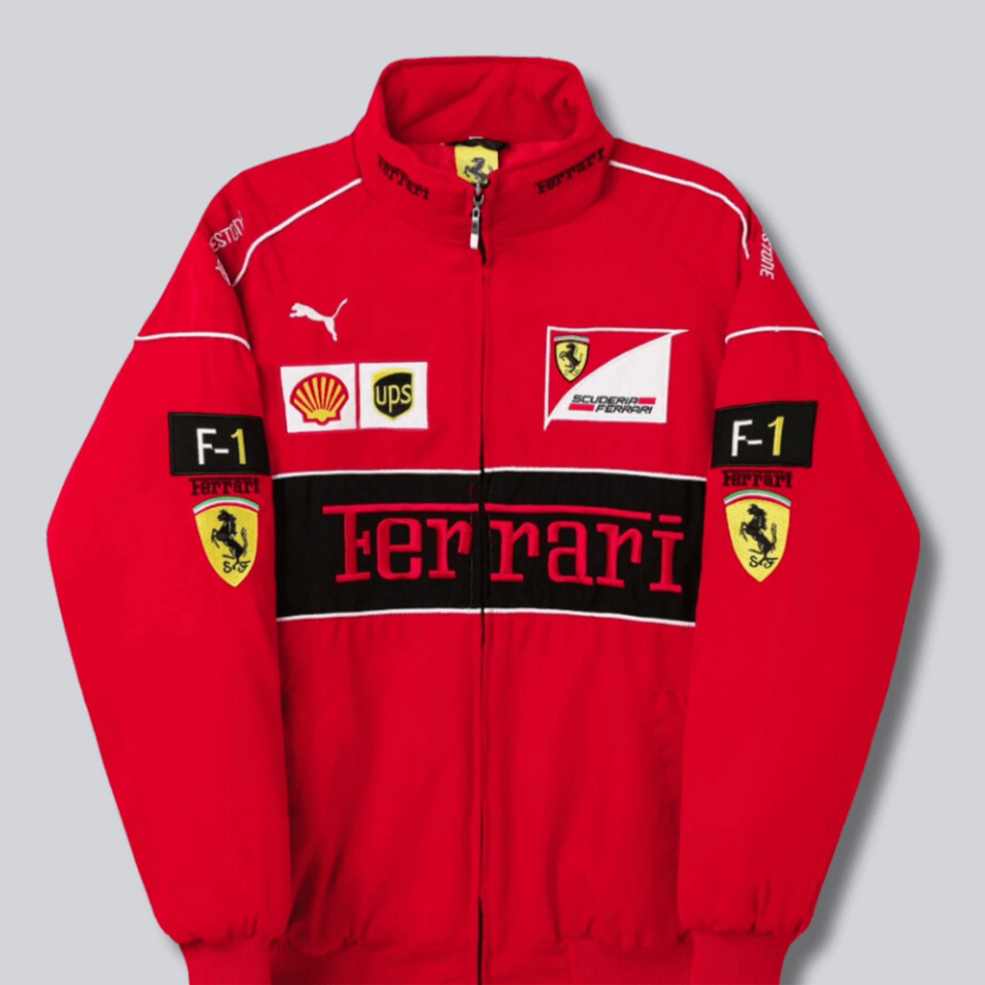 Ferrari F1 Vintage Red Jacket | Speed Racewear