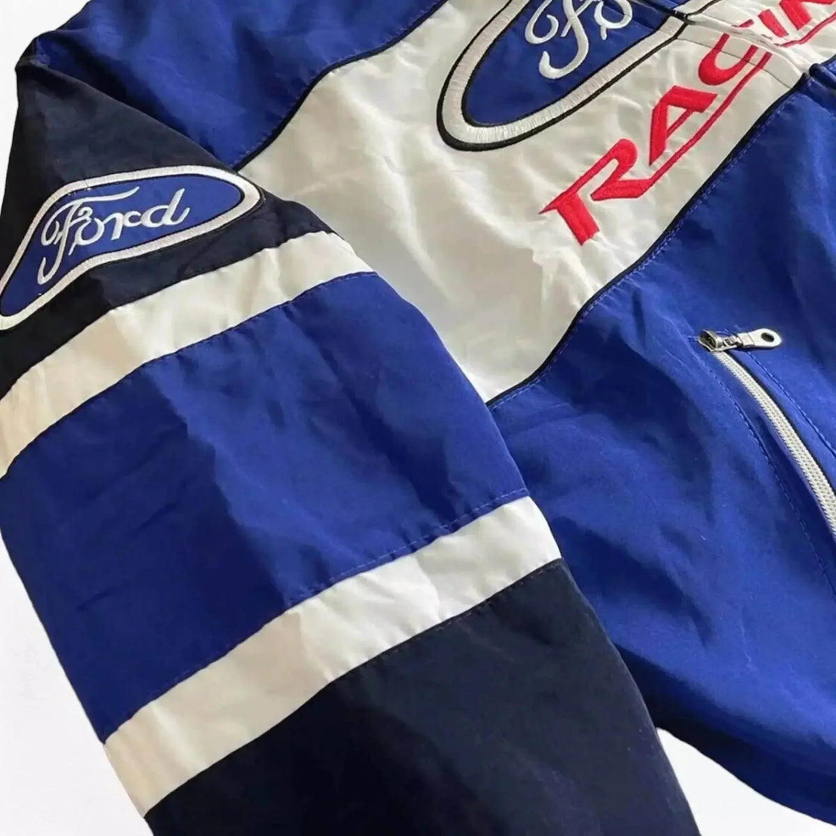 Vintage Ford F1 Racing Embroidered Bomber Jacket | Speed Racewear