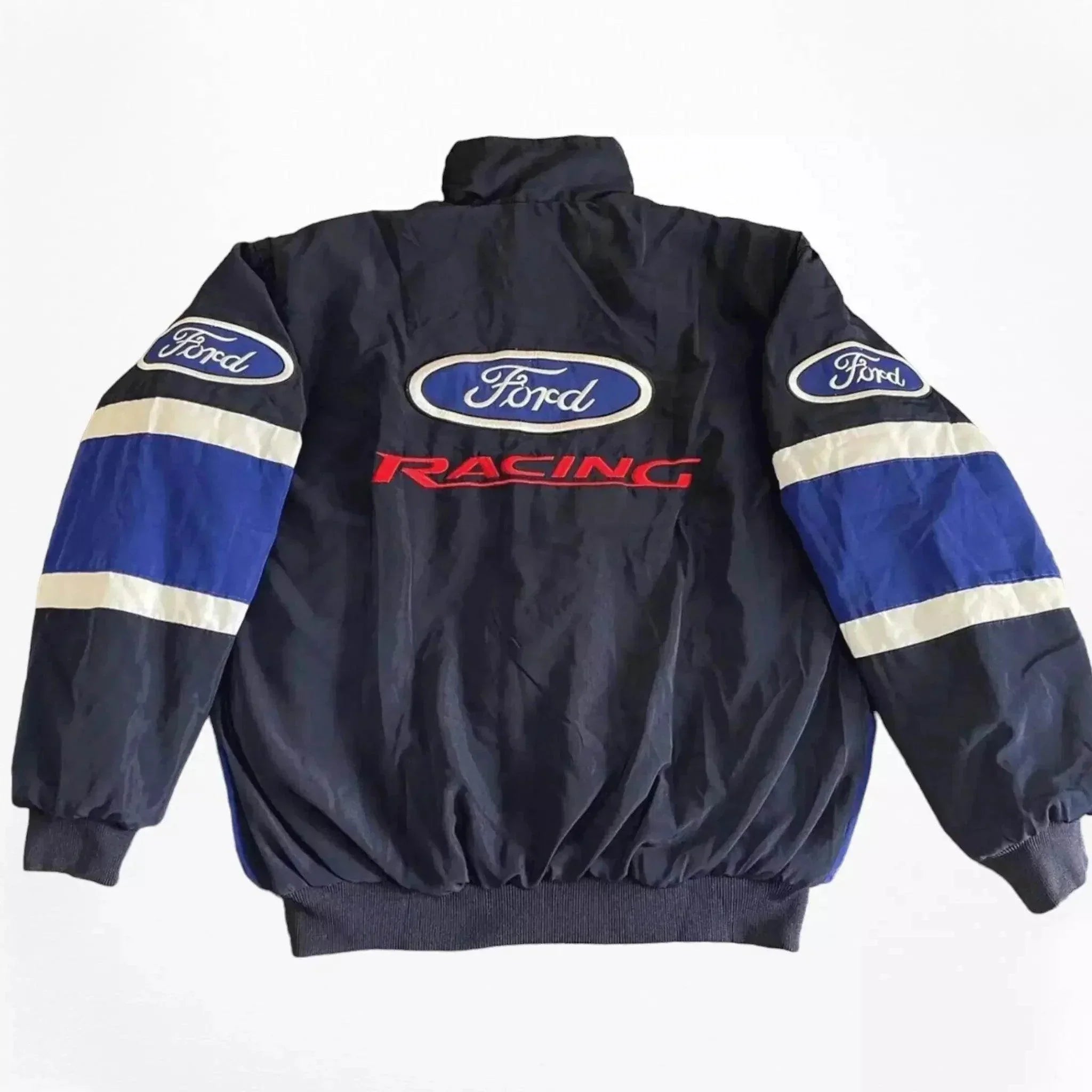 Vintage Ford F1 Racing Embroidered Bomber Jacket | Speed Racewear