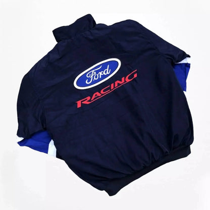 Vintage Ford F1 Racing Embroidered Bomber Jacket | Speed Racewear