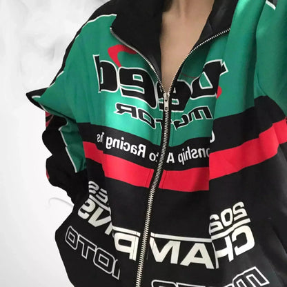 Speed Motor Green racing f1 jacket | Speed Racewear