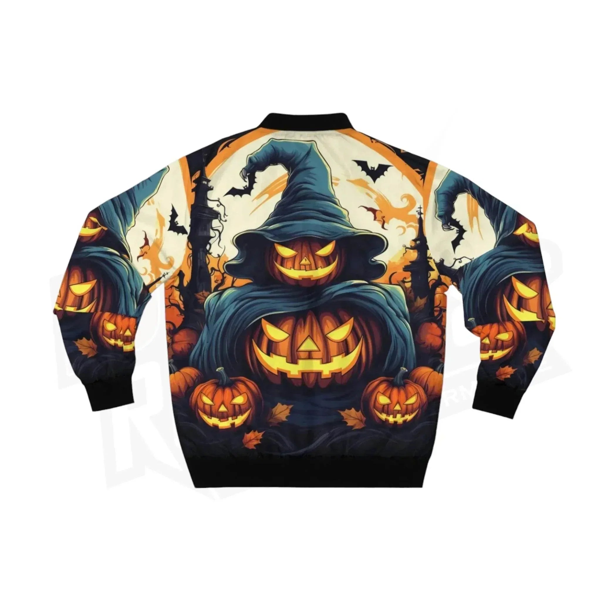 Halloween Jack O Lantern Unisex Bomber Jacket | Speed Racewear