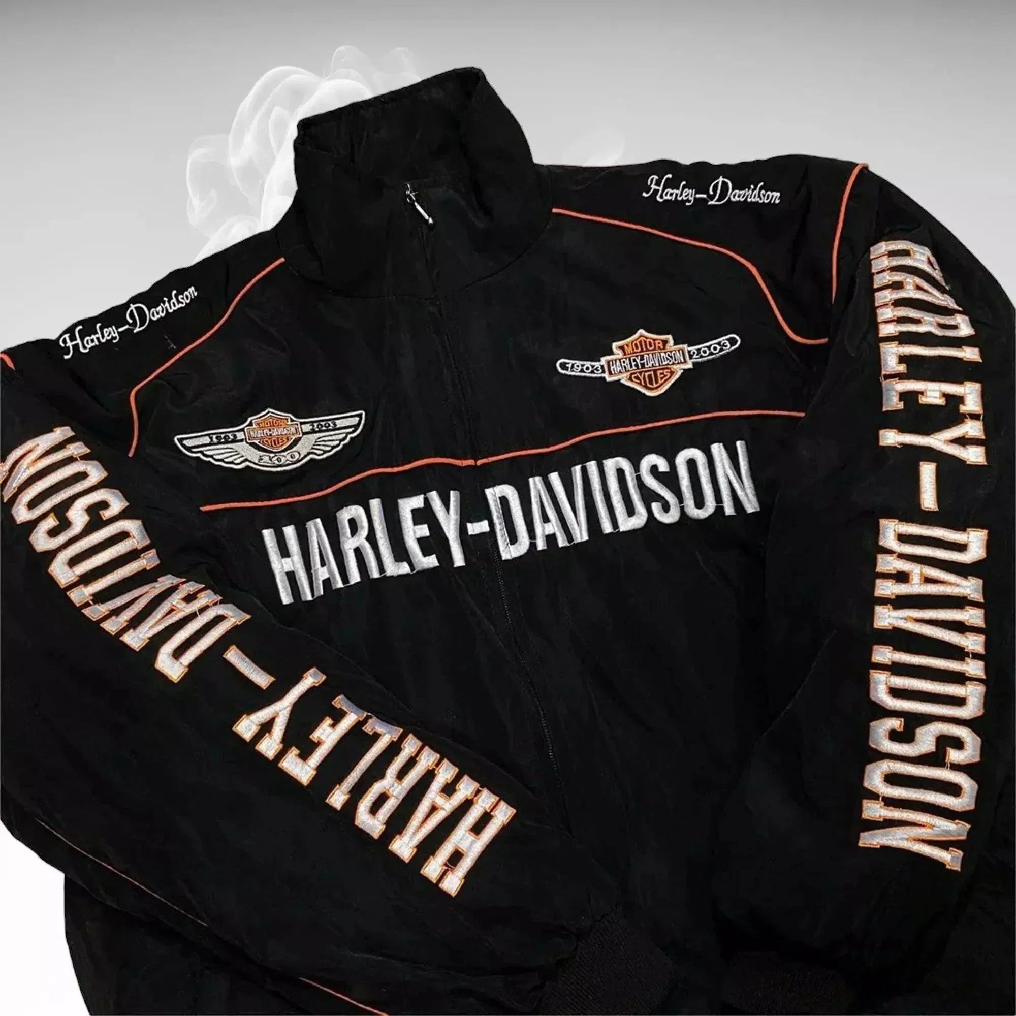 Exclusive Limited Edition Harley Davidson Retro F1 Racing Jacket | Speed Racewear