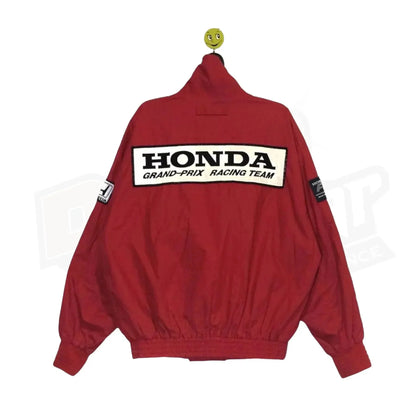 Honda Grand-Prix Vintage Racing Embroidered F1 Team Jacket | Speed Racewear