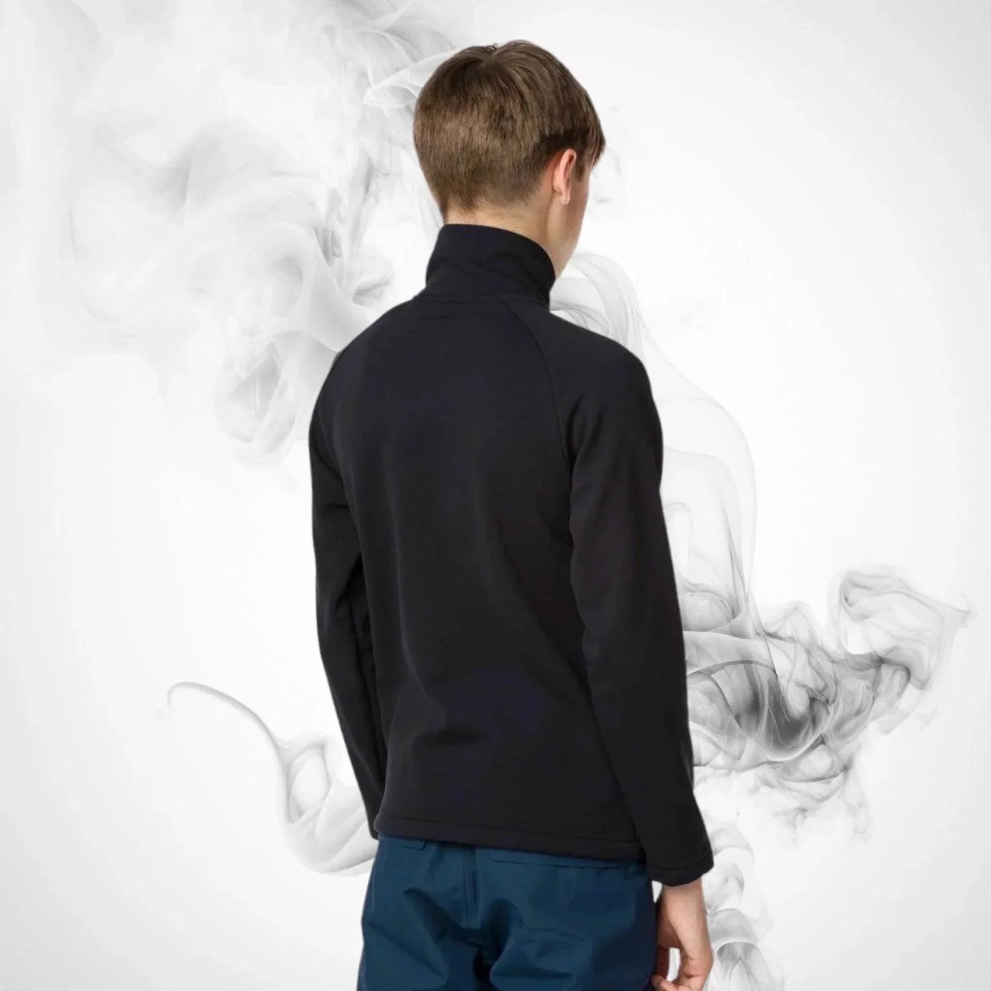 Ski Hoodie ROSSIGNOL Boy Fz Clim Black - 2020/21 | Speed Racewear