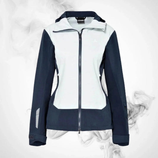 Ski Hoodie SCHOFFEL Softshell Jacket Miara L Navy/Light Blue - 2021/22 | Speed Racewear