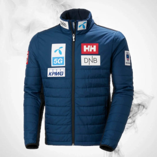 Ski Insulation Jacket Helly Hansen World Cup Insulator Jacket Ocean NSF - 2023/24 | Speed Racewear
