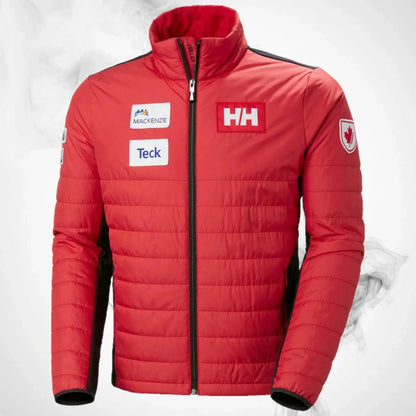 Ski Insulation Jacket Helly Hansen World Cup Insulator Jacket Red - 2023/24 | Speed Racewear