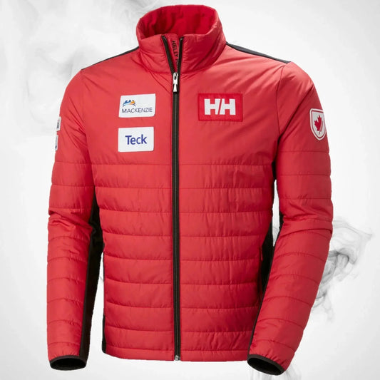 Ski Insulation Jacket Helly Hansen World Cup Insulator Jacket Red - 2023/24 | Speed Racewear