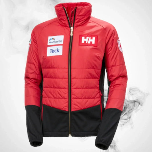 Ski Insulation Jacket Helly Hansen World Cup Insulator Jacket Red - 2023/24 | Speed Racewear