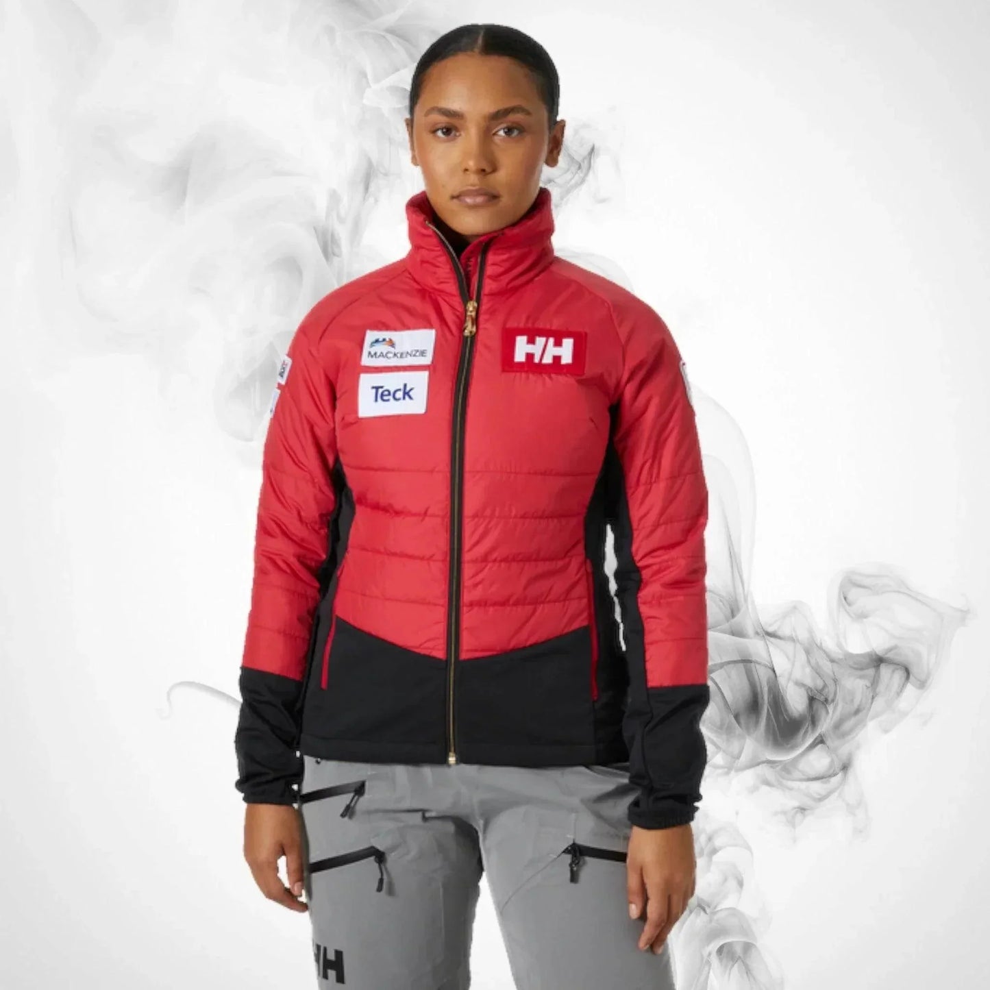 Ski Insulation Jacket Helly Hansen World Cup Insulator Jacket Red - 2023/24 | Speed Racewear