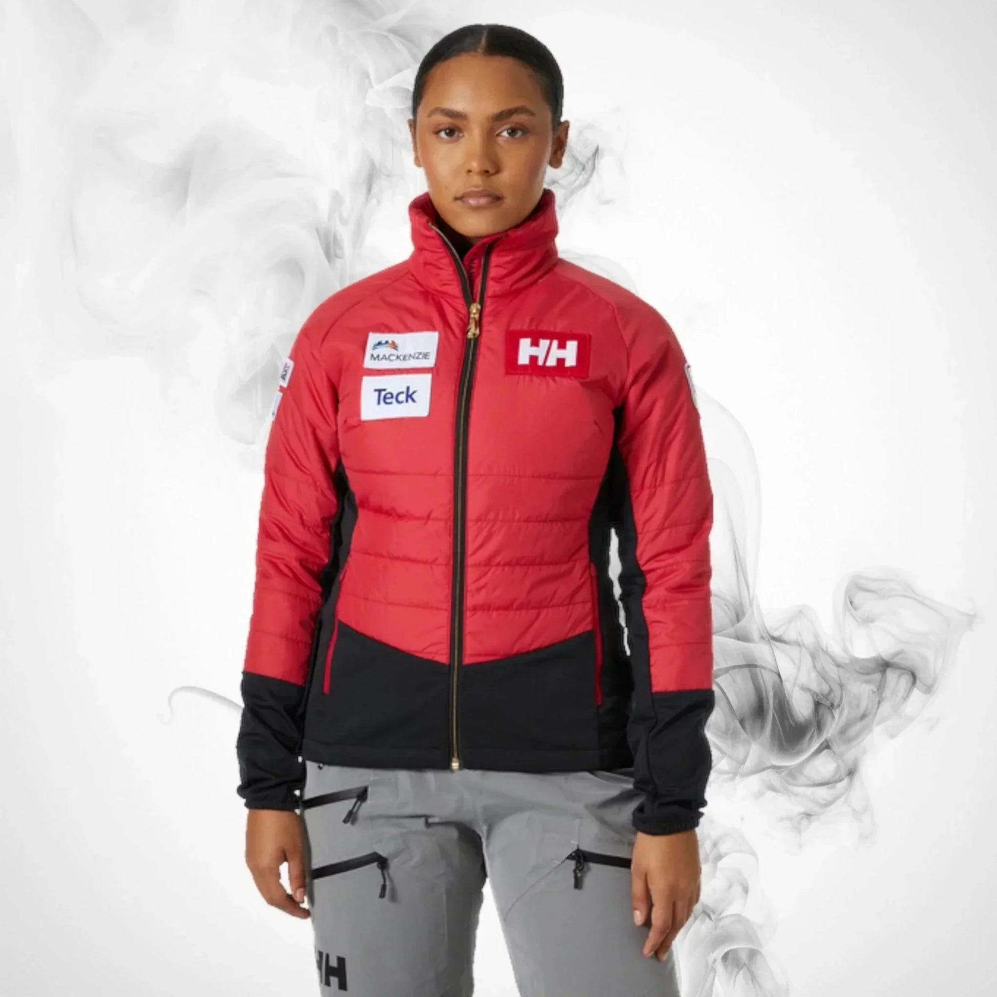 Ski Insulation Jacket Helly Hansen World Cup Insulator Jacket Red - 2023/24 | Speed Racewear