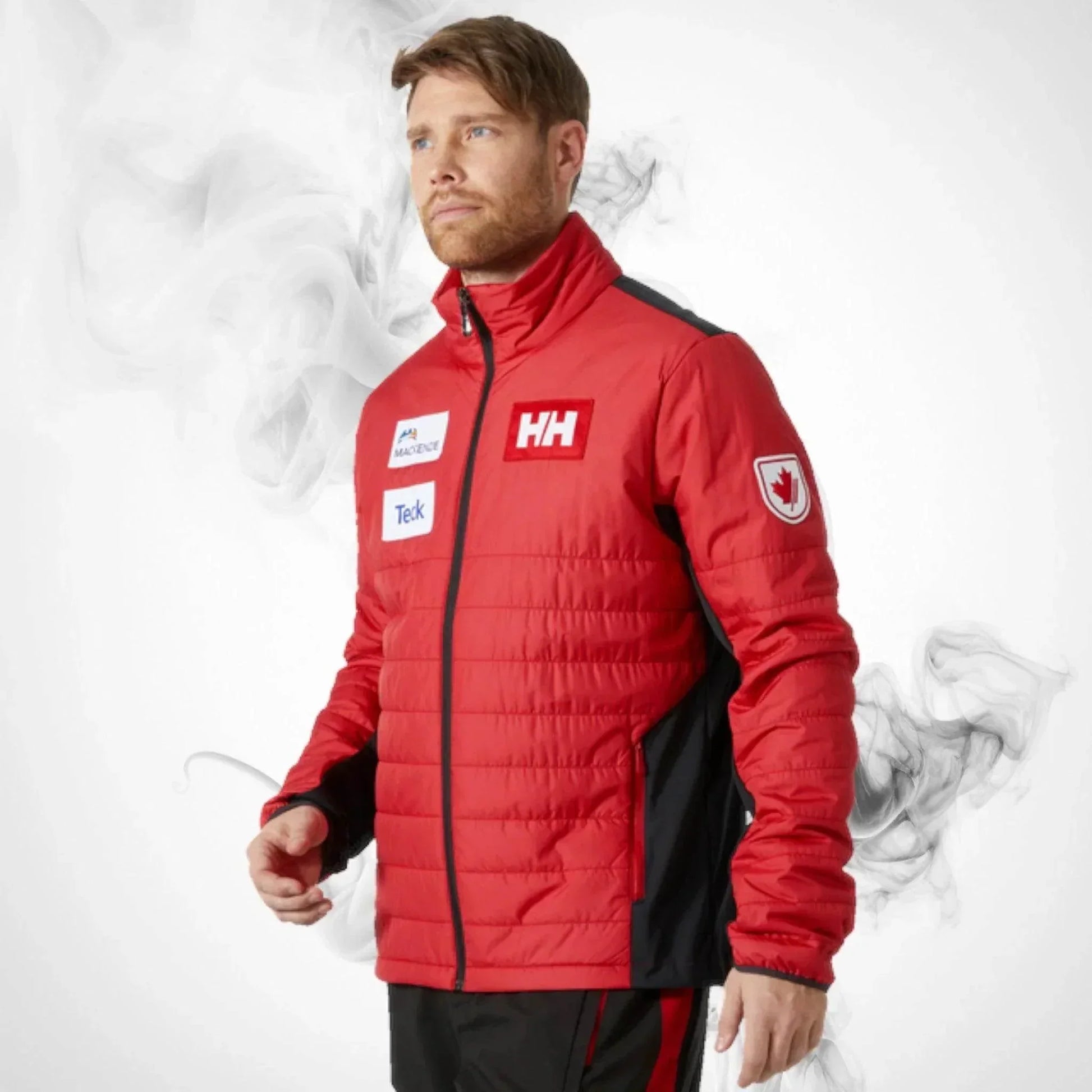 Ski Insulation Jacket Helly Hansen World Cup Insulator Jacket Red - 2023/24 | Speed Racewear