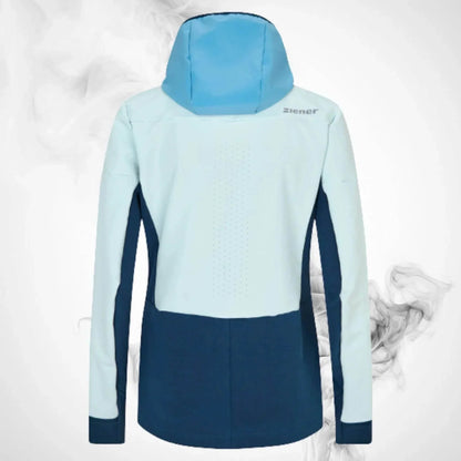 Ski Jacket Ziener Nasinah Lady Ice Morning Blue - 2023/24 | Speed Racewear