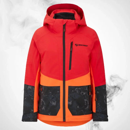 Ski Jacket Ziener Trivor Lady Padded Red Orange Pop - 2023/24 | Speed Racewear