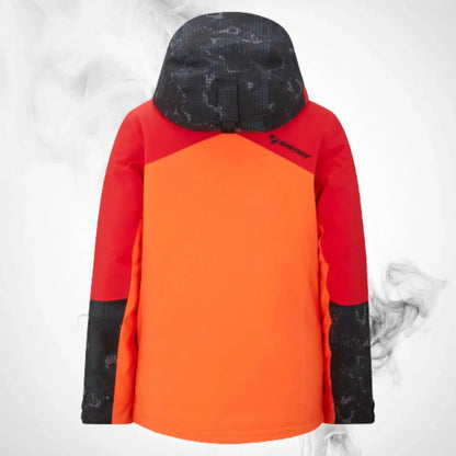 Ski Jacket Ziener Trivor Lady Padded Red Orange Pop - 2023/24 | Speed Racewear