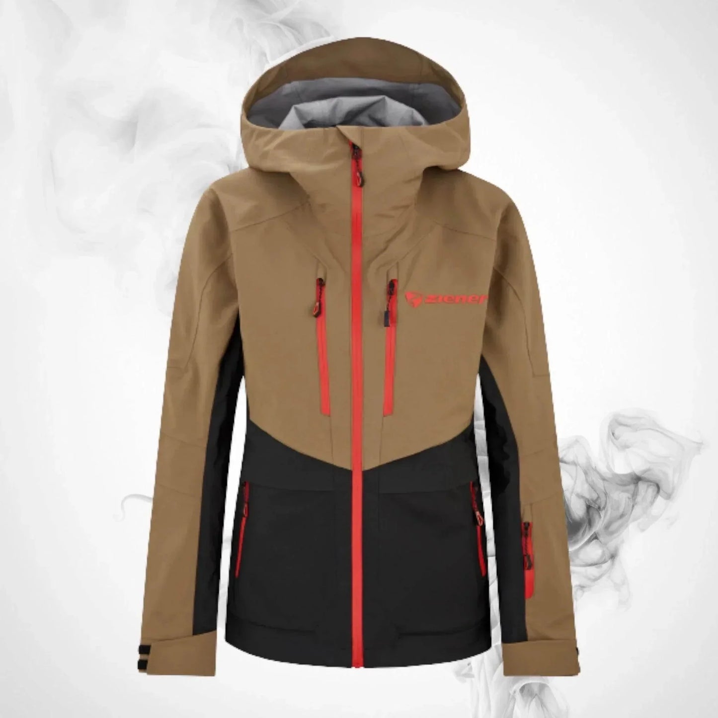 Ski Jacket Ziener Trivor Lady Padded Walnut Red - 2023/24 | Speed Racewear