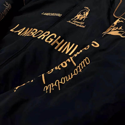 Lamborghini F1 Vintage Style Embroidery Racing Jacket | Speed Racewear