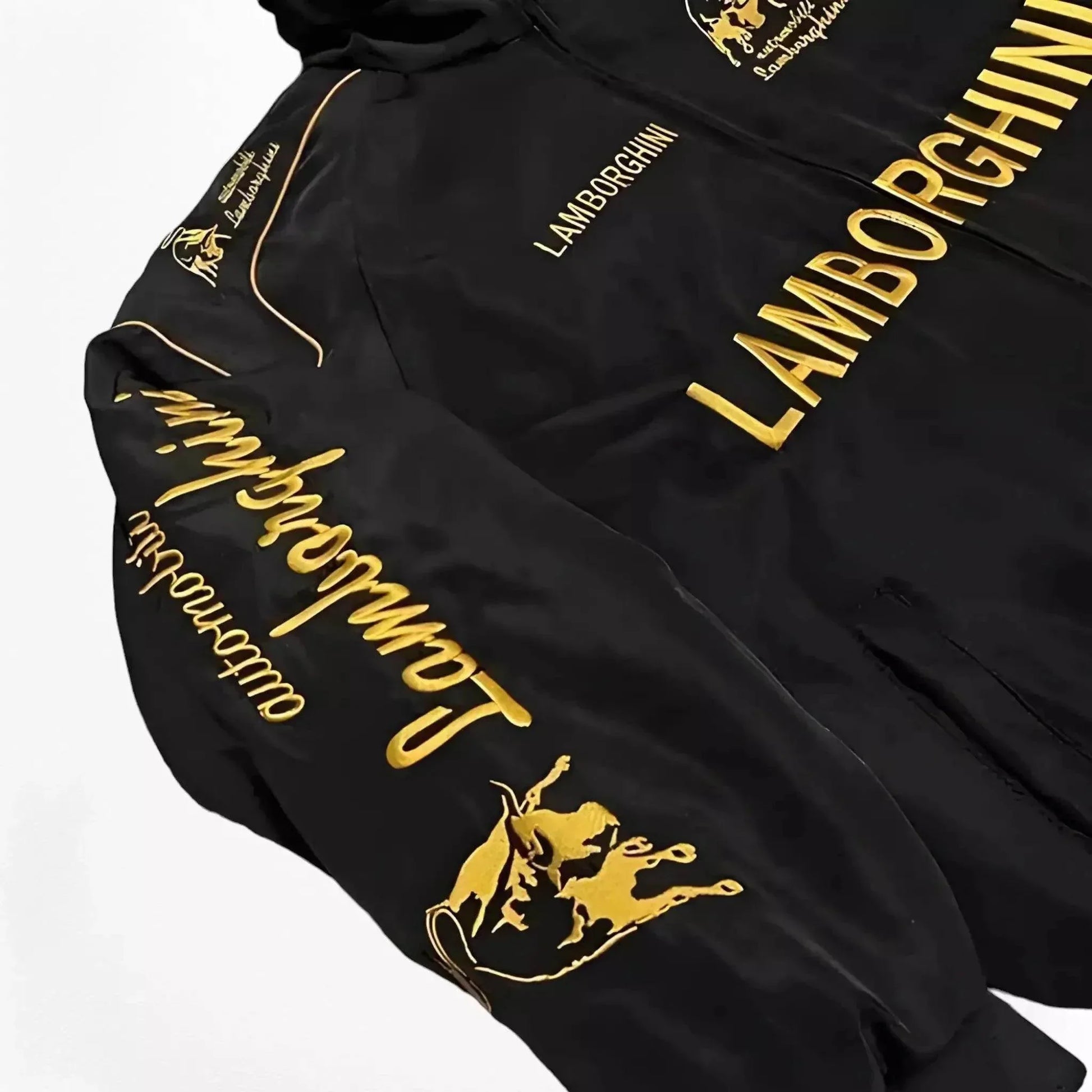 Lamborghini F1 Vintage Style Embroidery Racing Jacket | Speed Racewear