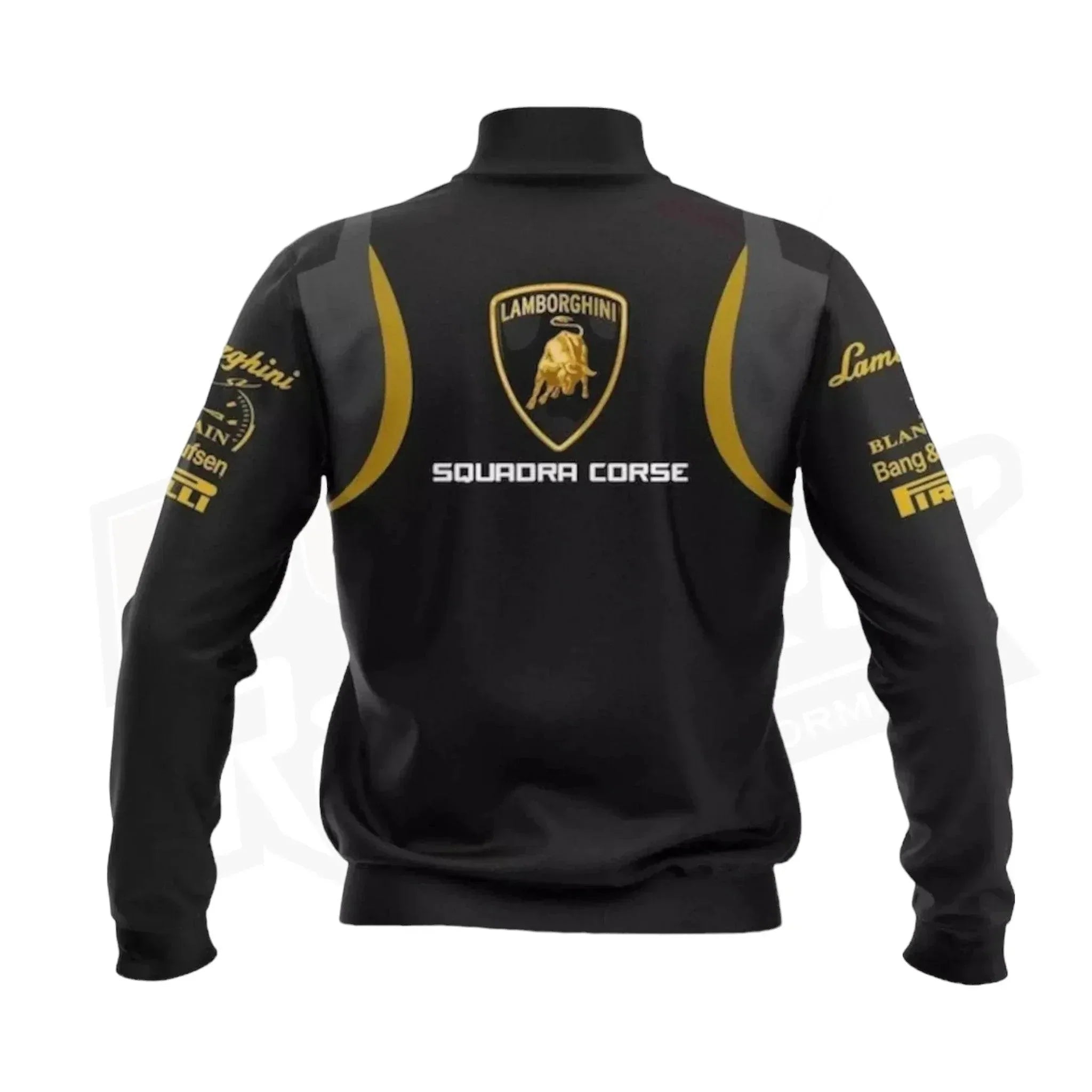 Lamborghini Over Print Custom Bomber Jacket | Speed Racewear