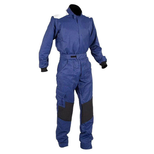 MECHANIC SUIT NAVY-SILVER CLOUD | Speed Racewear