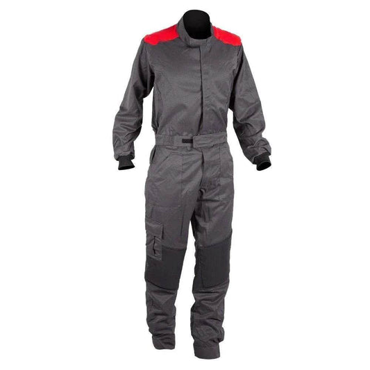 MECHANIC SUIT ANTRACITE-RED | Speed Racewear